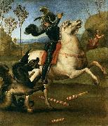 RAFFAELLO Sanzio St George Fighting the Dragon oil painting